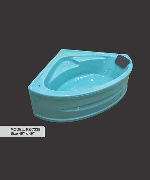 49"x 49" Corner Bath Tub